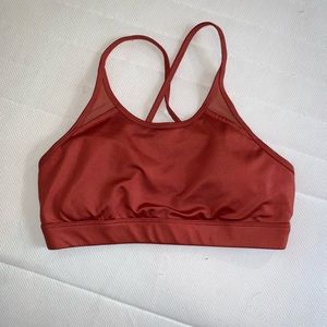 Alo Burnt Orange Sports Bra